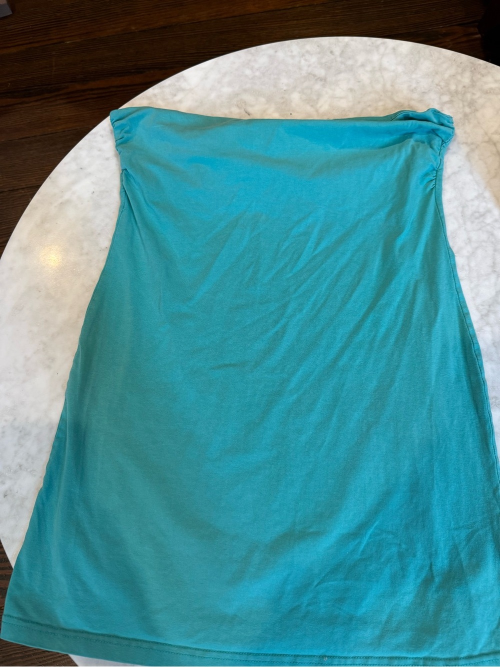 Y2K cotton strapless dress